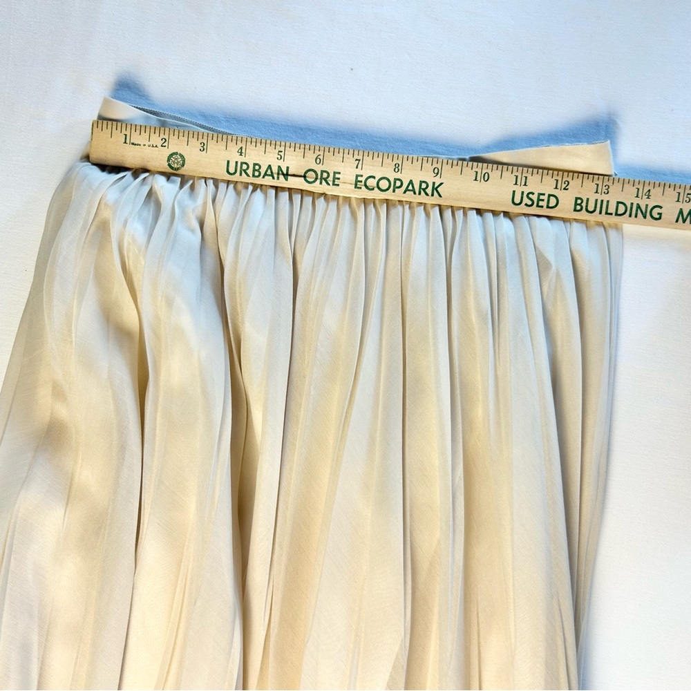 Ballsey TOMORROWLAND Cream Maxi Skirt elegant Japanese style - Picture 8 of 11